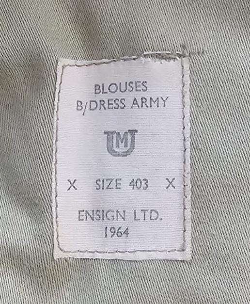 SADF - Regiment University of Stellenbosch Battle Dress Bunny Jacket and Trousers - Dated 1965
