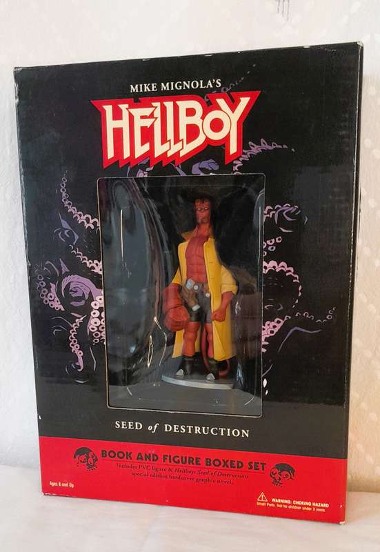Hellboy: Seed of Destruction book and figure box set