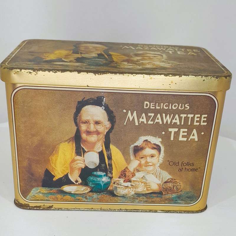 Mazawattee tea tin