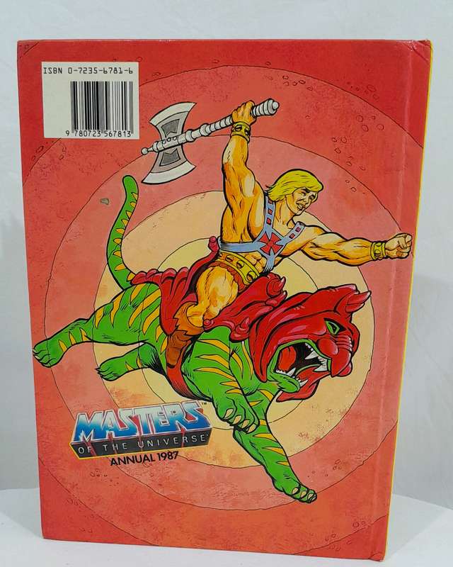 HE-MAN Masters Of The Universe Mattel Annual 1987 Hardback Comic Book
