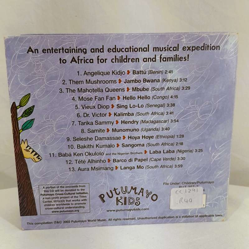 Putumayo Kids African Playground CD