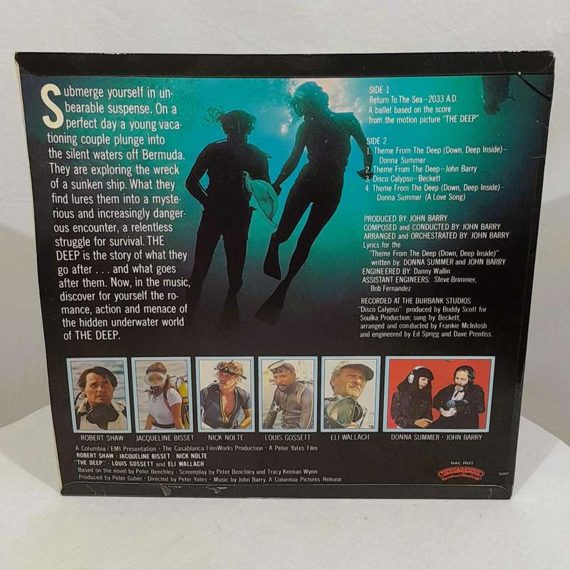 The Deep (Music From The Original Motion Picture Soundtrack)  John Barry  Vinyl LP Record