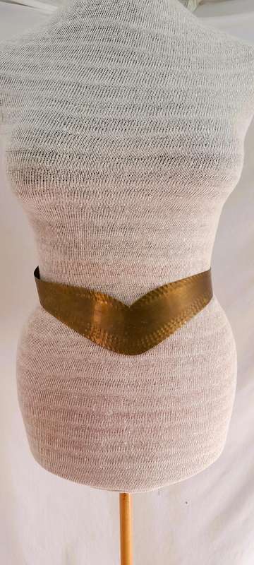 Vintage brass belt