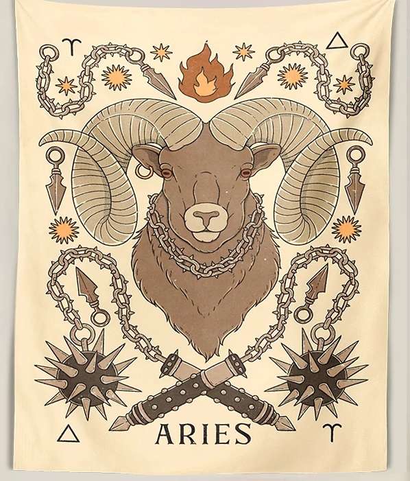 Printed wall hanging - Aries