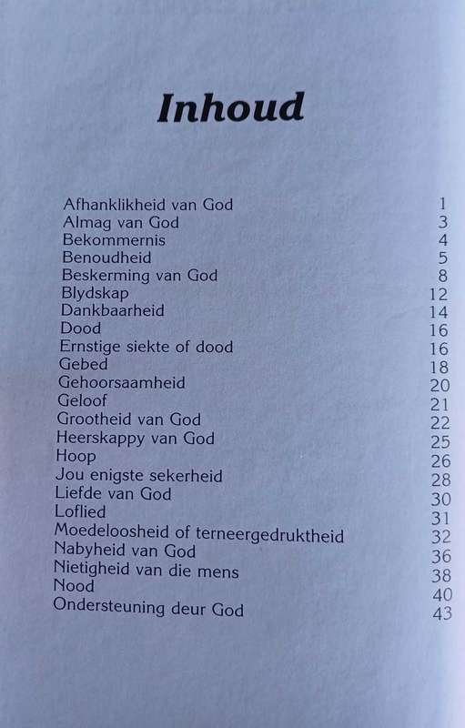 Troos uit die Woord