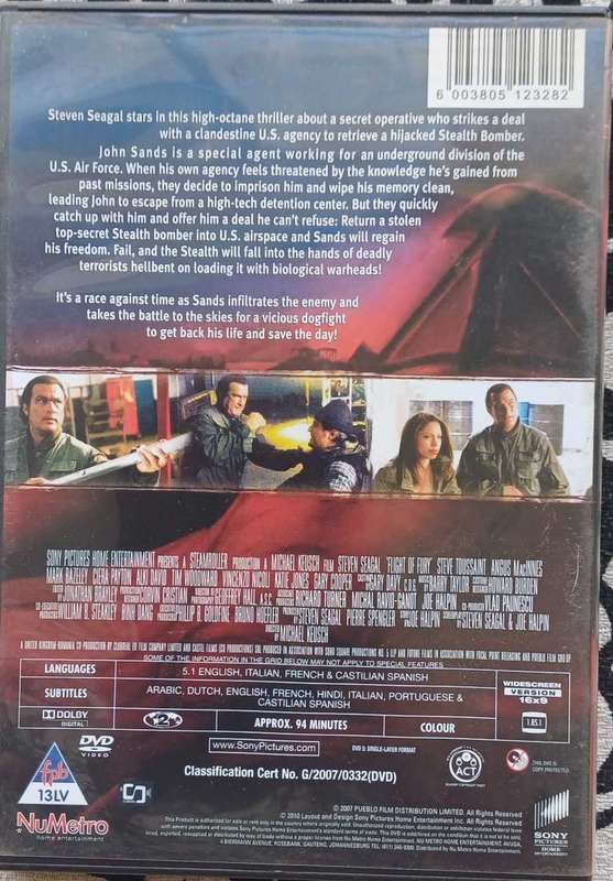 Flight of fury dvd