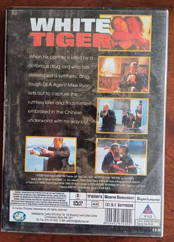White tiger dvd