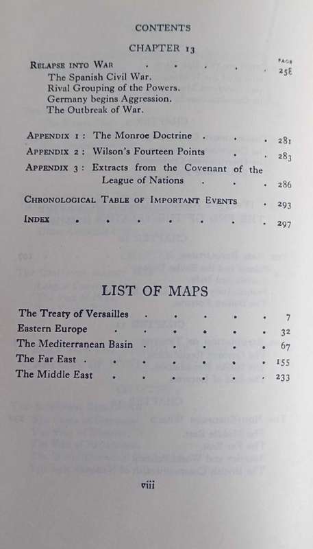 International relations between the two world wars by EH Carr