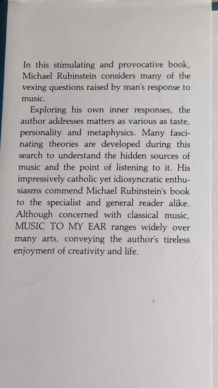Music to my ear by Michael Rubinstein