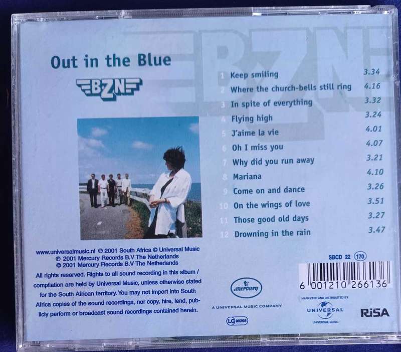 BZN - Out in the blue cd