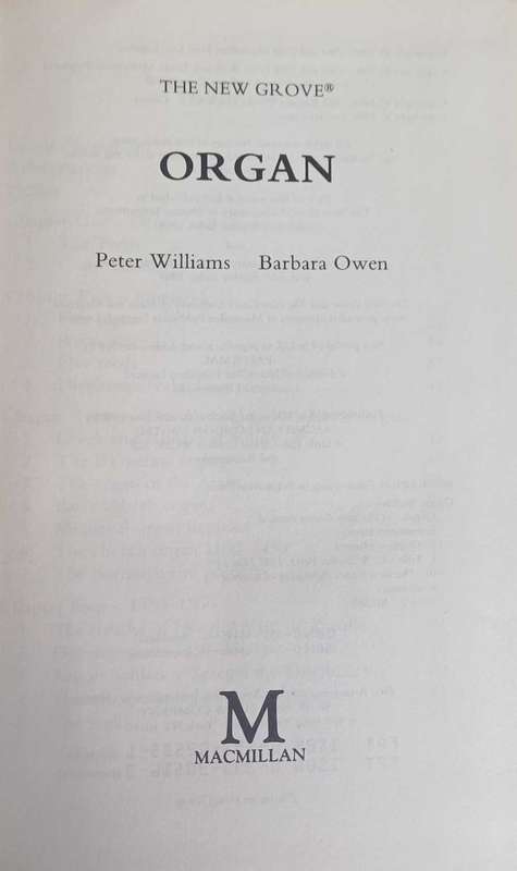The new grove organ