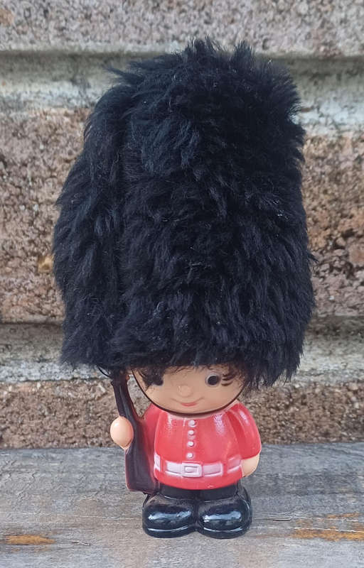 Vintage soldier egg cup