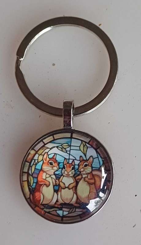 Squirrel keyring