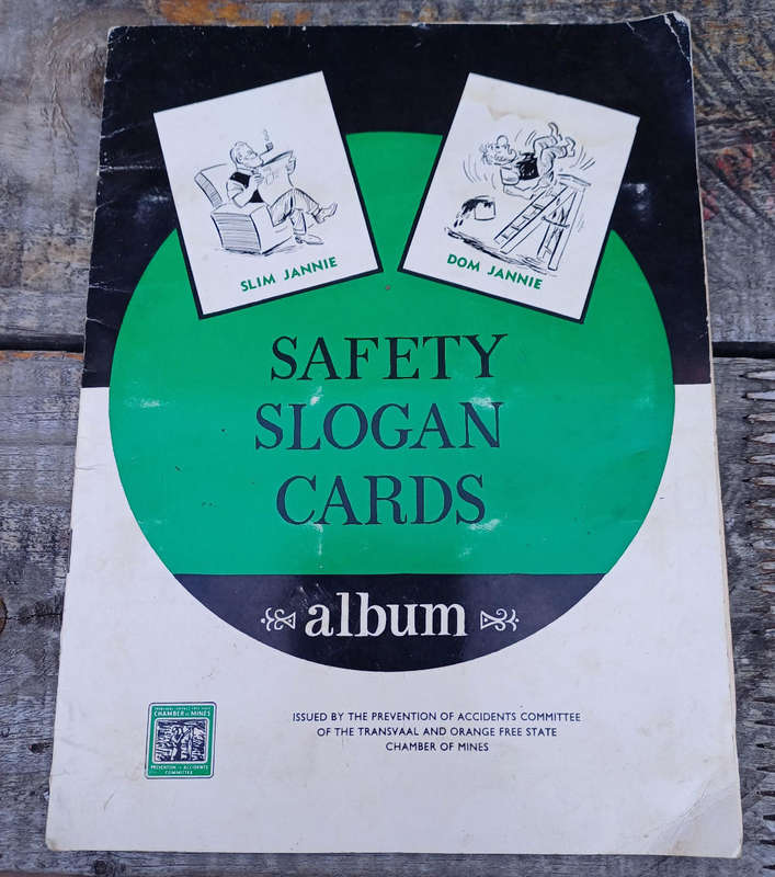 Safety slogan card album