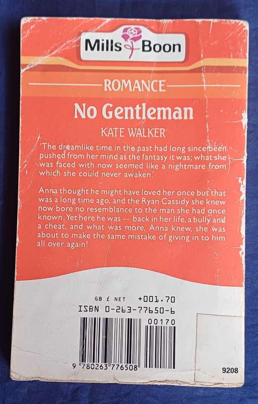 No gentleman by Kate Walker (Mills & Boon)