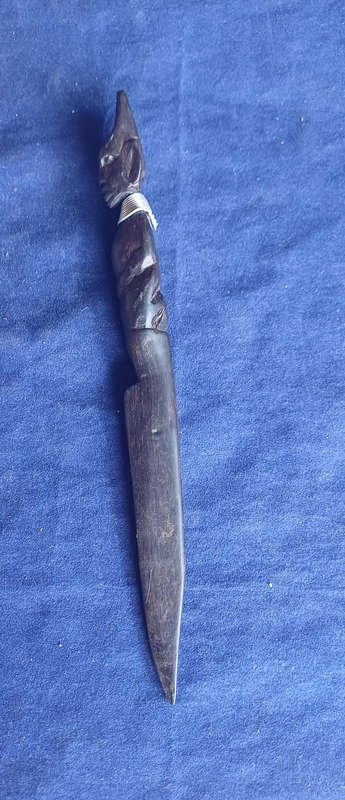 Handmade letter opener