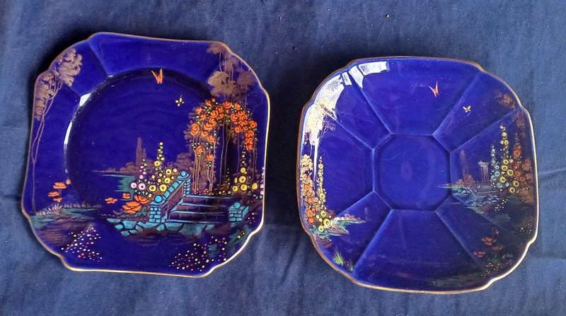 2 x Small Shelley plate/saucers