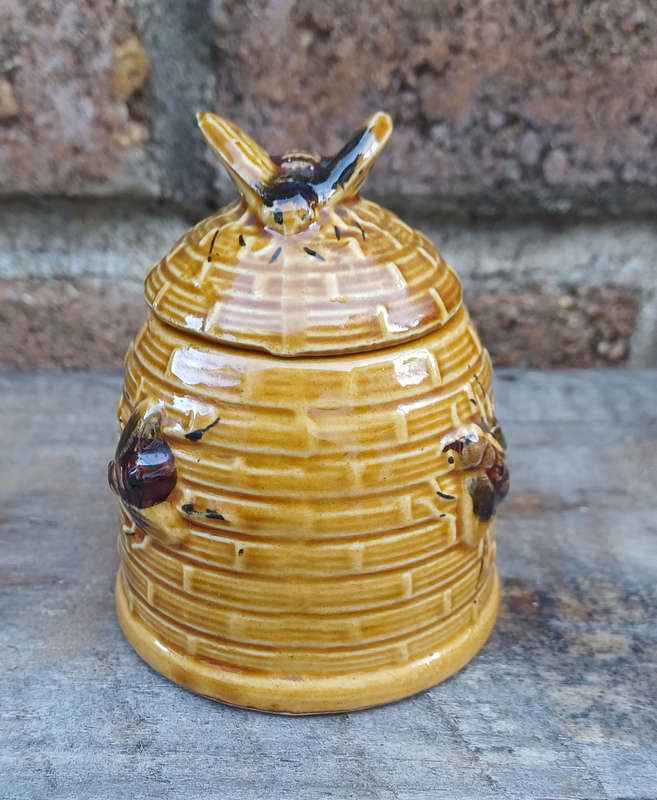 Small vintage Balboa honey jar