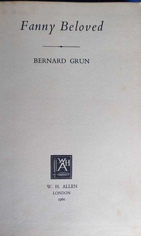 Fanny Beloved by Beŕnard Grun