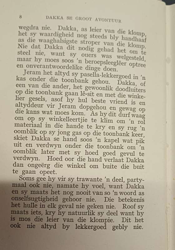 Dakka se groot avontuur deur Johann Bekker