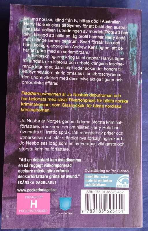 Fladdermus mannen by Jo Nesbo