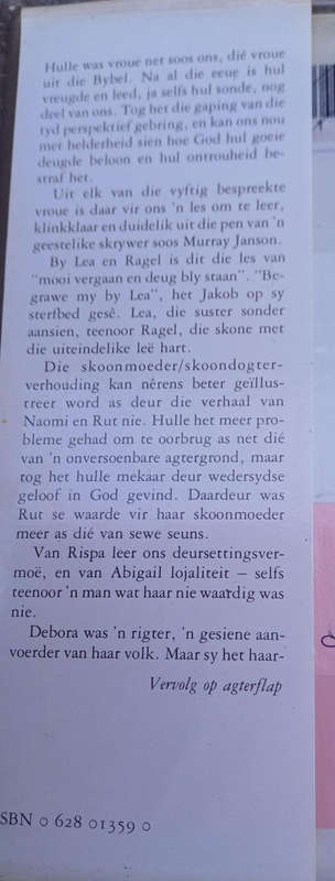 Vroue uit die Bybel deur Murray Janson
