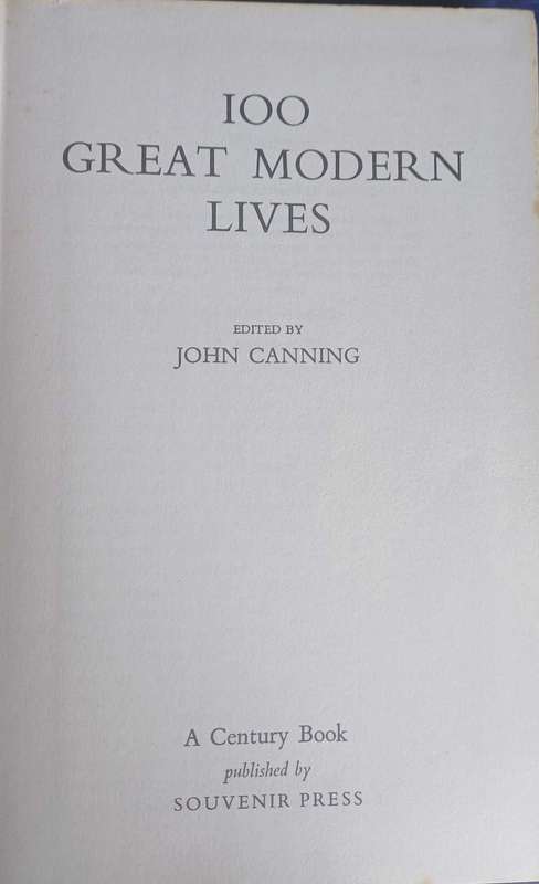 100 Great modern lives