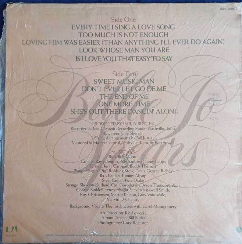 Billie Jo Spears - Every time I sing a love song LP