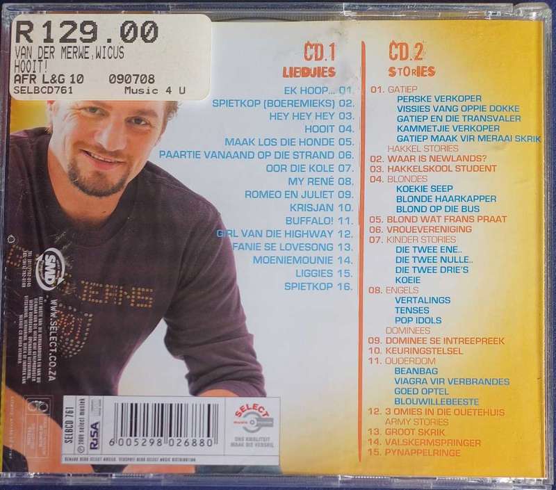Wicus van der Merwe - Hooit 2cd