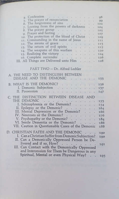 Occult bondage and deliverance by dr Theol Kurt Koch