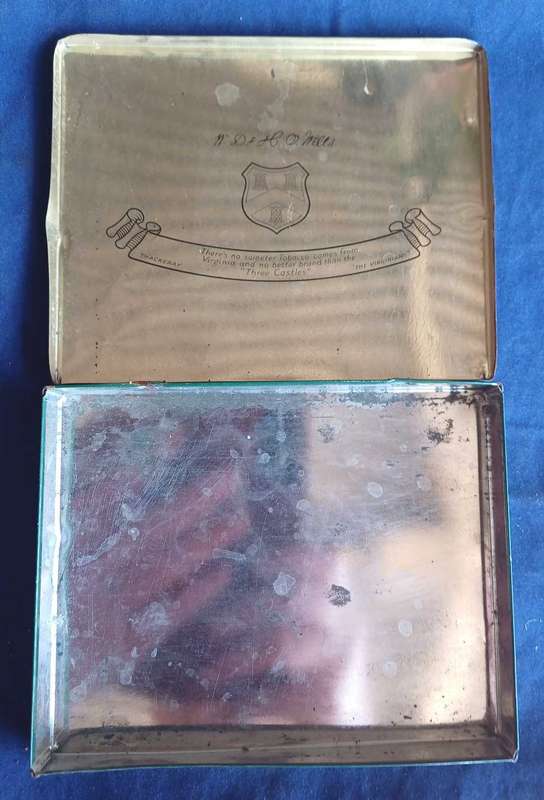The Three Castles cigarette tin
