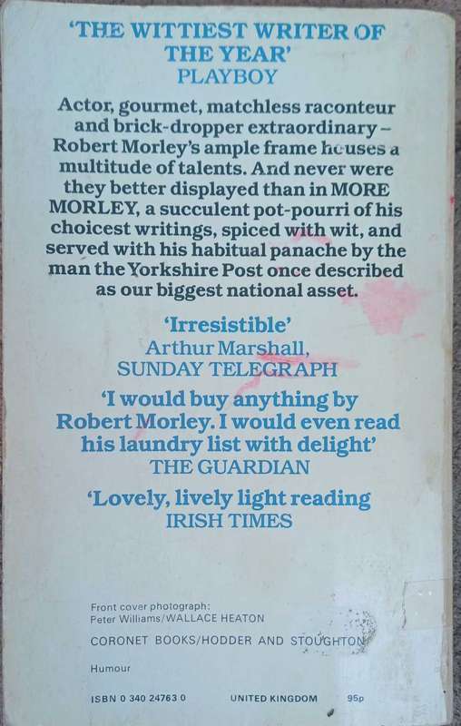 More Morley by Robert Morley