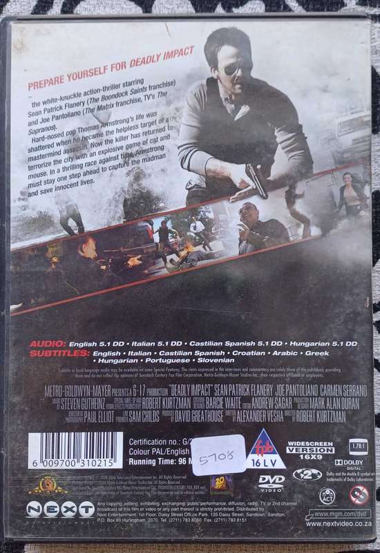 Deadly impact unrated dvd