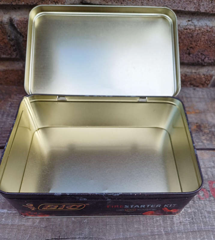 Bic firestarter kit tin (empty)