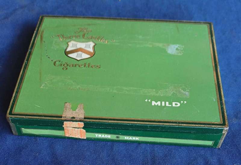 The Three Castles cigarette tin