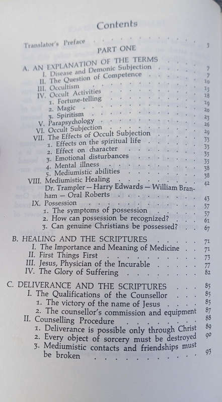 Occult bondage and deliverance by dr Theol Kurt Koch