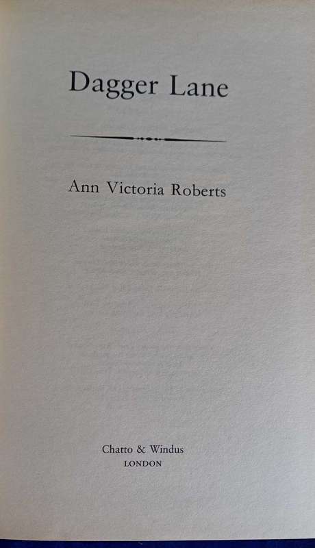 Dagger lane by Ann Victoria Roberts