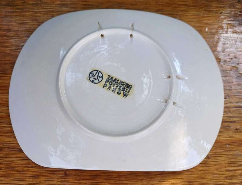 Zaalberg potterij parow  plate