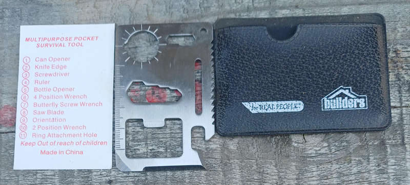 Multipurpose pocket survival tool