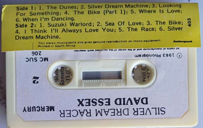 David Essex - Silver dream racer tape