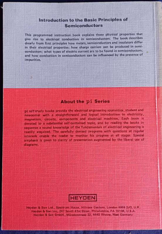 Introduction to the basic principles of semiconductors