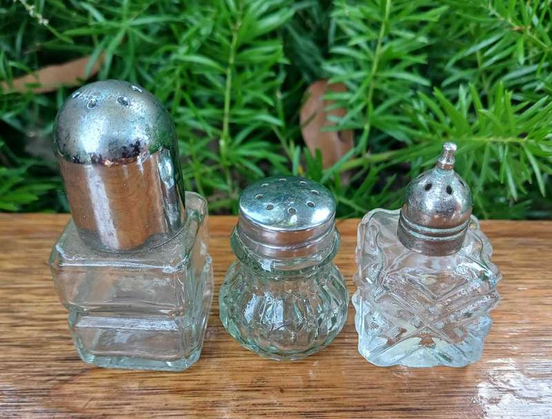 3 x Salt pots