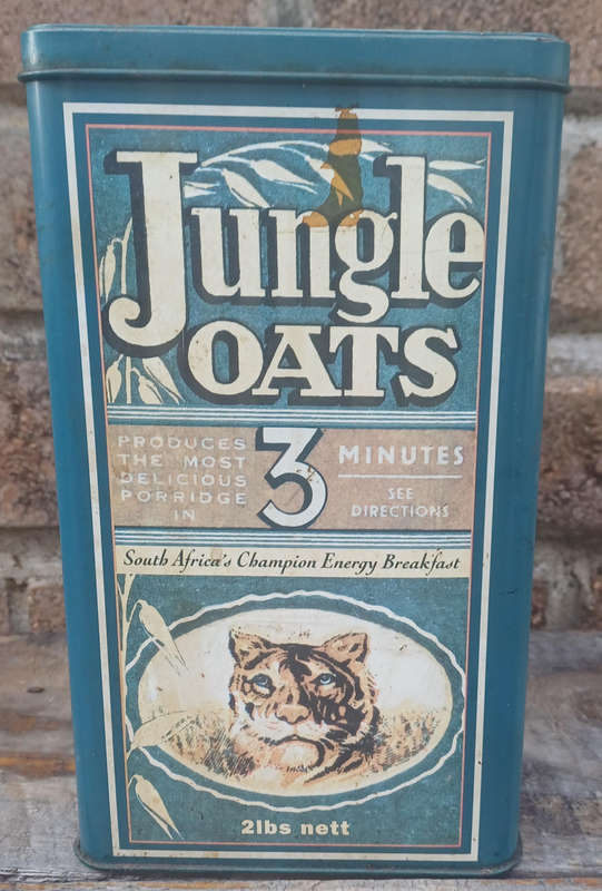 Jungle oats tin
