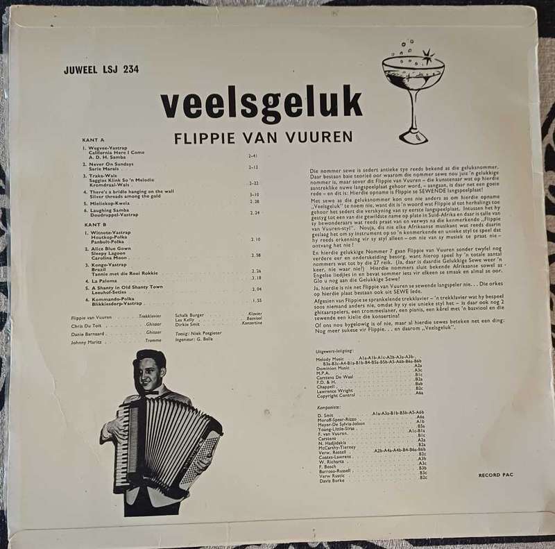 Flippie van Vuuren - Veelsgeluk LP