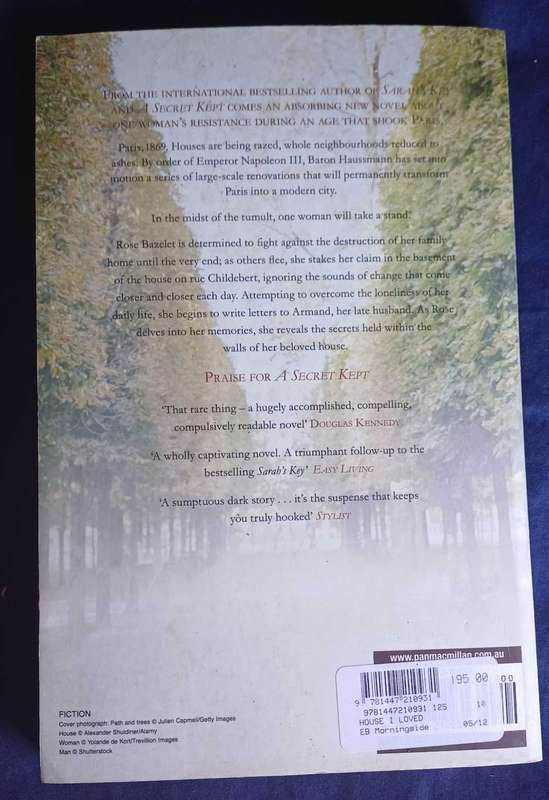 The house I loved by Tatiana De Rosnay