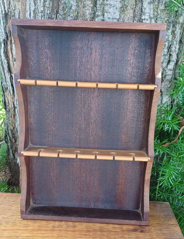 Wooden spoon rack