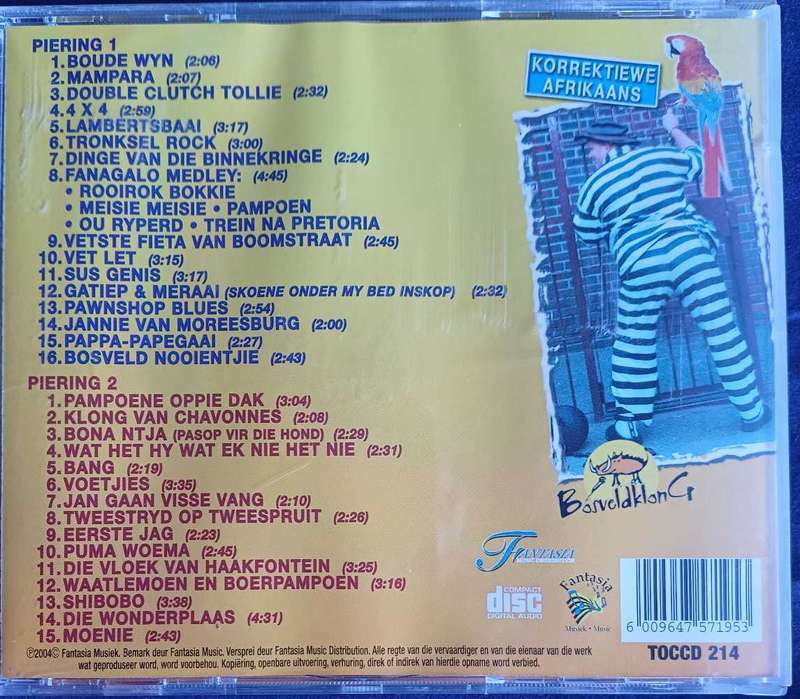Thys die bosveldklong - Korrektiewe Afrikaans 2cd