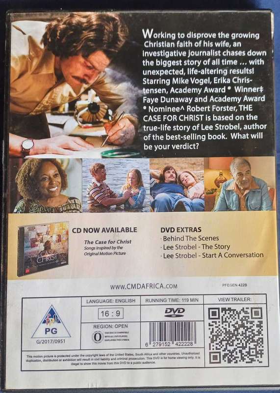 The case for Christ dvd