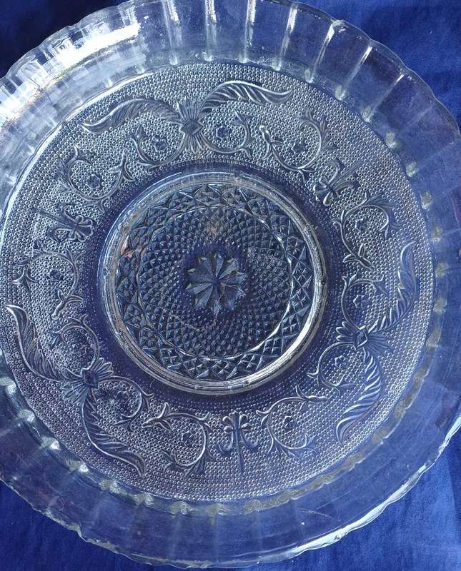 Large vintage serving platter