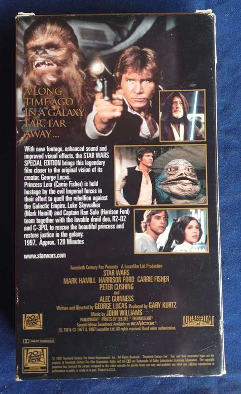 Star Wars special edition vhs